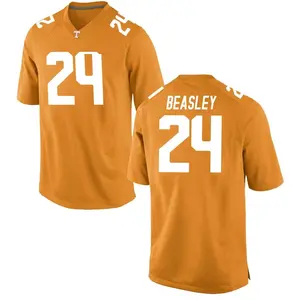Aaron Beasley Nike Tennessee Volunteers Men's Game College Jersey - Orange