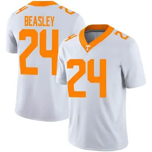 Aaron Beasley Nike Tennessee Volunteers Youth Game Football Jersey - White