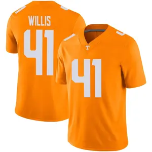 Aaron Willis Nike Tennessee Volunteers Youth Game Football Jersey - Orange