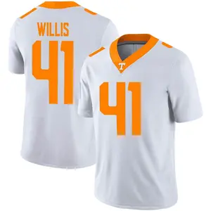 Aaron Willis Nike Tennessee Volunteers Youth Game Football Jersey - White