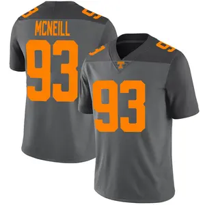 Amari McNeill Nike Tennessee Volunteers Youth Limited Football Jersey - Gray