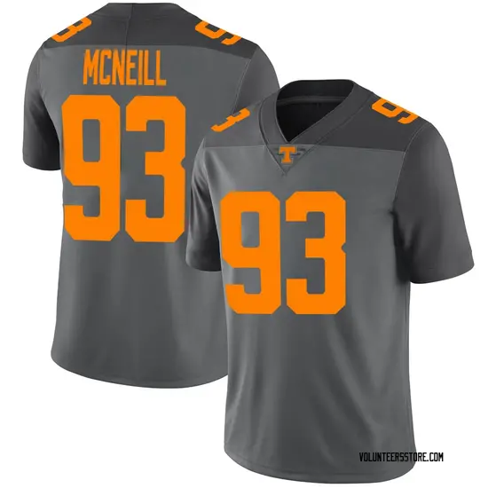 Amari McNeill Nike Tennessee Volunteers Youth Limited Football Jersey - Gray