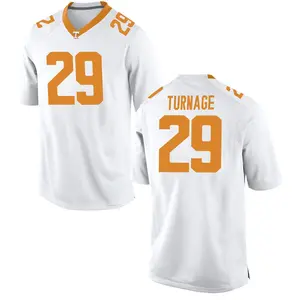 Brandon Turnage Nike Tennessee Volunteers Youth Game College Jersey - White
