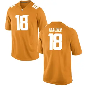 Brian Maurer Nike Tennessee Volunteers Men's Game College Jersey - Orange
