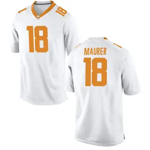 Brian Maurer Nike Tennessee Volunteers Men's Game College Jersey - White