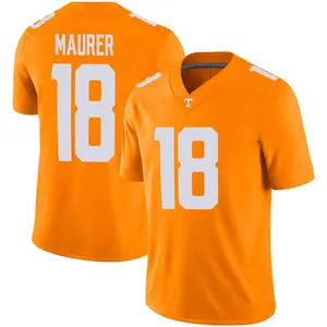 Brian Maurer Nike Tennessee Volunteers Youth Game Football Jersey - Orange