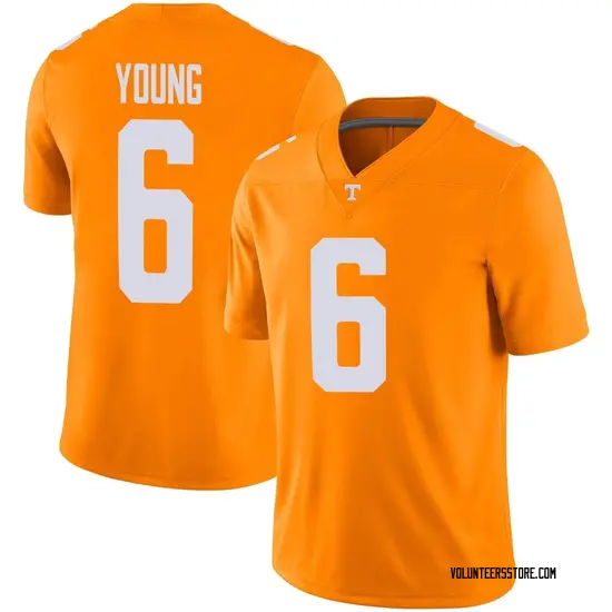 Byron Young Nike Tennessee Volunteers Men's Game Football Jersey - Orange