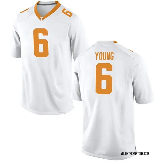 Byron Young Nike Tennessee Volunteers Men's Replica College Jersey - White