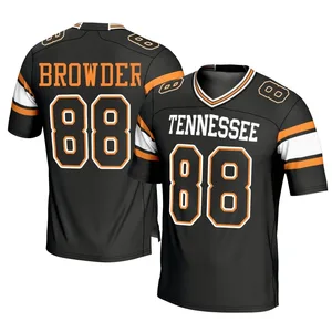 Charlie Browder Tennessee Volunteers Men's Game Replica Football Jersey - Black