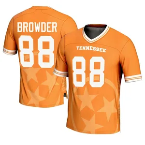 Charlie Browder Tennessee Volunteers Men's Game Replica Icon Print Football Jersey - Orange
