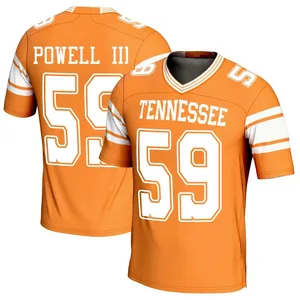 Charlie Powell III Tennessee Volunteers Youth Game Replica Football Jersey - Orange