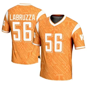 Cheyenne Labruzza Tennessee Volunteers Men's Game Replica Highlight Print Football Jersey - Orange