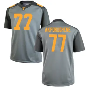 Chris Akporoghene Nike Tennessee Volunteers Men's Game College Jersey - Gray