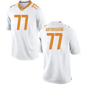 Chris Akporoghene Nike Tennessee Volunteers Men's Game College Jersey - White