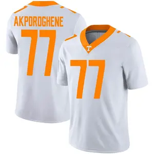 Chris Akporoghene Nike Tennessee Volunteers Men's Game Football Jersey - White
