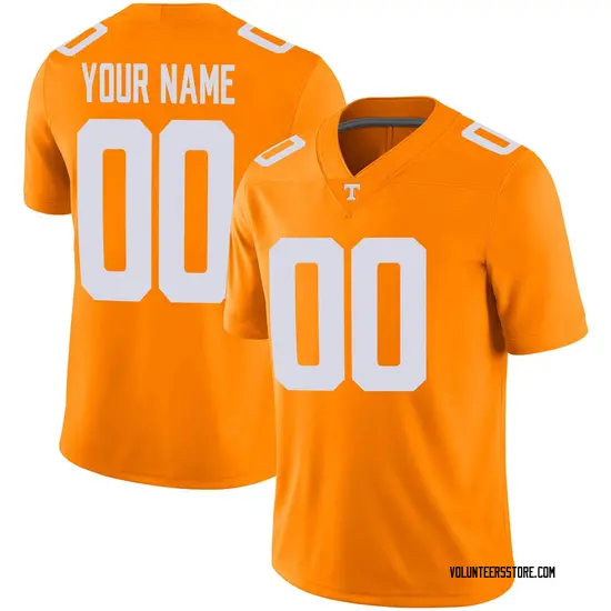 Custom Nike Tennessee Volunteers Men's Game Football Jersey - Orange
