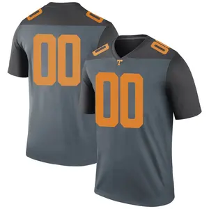 Custom Tennessee Volunteers Youth Legend College Jersey - Gray
