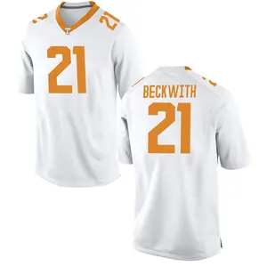 Dee Beckwith Nike Tennessee Volunteers Men's Game College Jersey - White