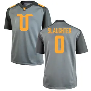 Doneiko Slaughter Nike Tennessee Volunteers Men's Game College Jersey - Gray
