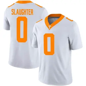 Doneiko Slaughter Nike Tennessee Volunteers Men's Game Football Jersey - White