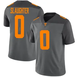 Doneiko Slaughter Nike Tennessee Volunteers Men's Limited Football Jersey - Gray