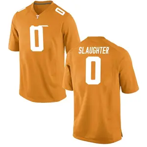 Doneiko Slaughter Nike Tennessee Volunteers Men's Replica College Jersey - Orange