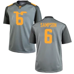 Dylan Sampson Nike Tennessee Volunteers Men's Game College Jersey - Gray