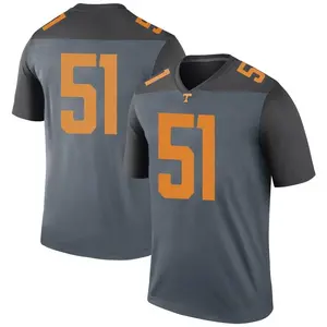 Elijah Simmons Nike Tennessee Volunteers Youth Legend College Jersey - Gray