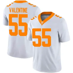 Eunique Valentine Nike Tennessee Volunteers Men's Game Football Jersey - White