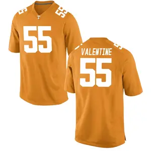 Eunique Valentine Nike Tennessee Volunteers Youth Game College Jersey - Orange