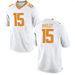 Harrison Bailey Nike Tennessee Volunteers Men's Game College Jersey - White