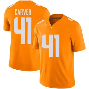 JT Carver Tennessee Volunteers Men's Game Football Jersey - Orange