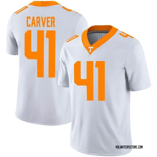 JT Carver Nike Tennessee Volunteers Men's Game Football Jersey - White