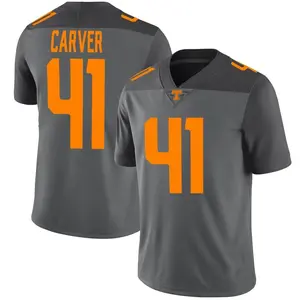 JT Carver Nike Tennessee Volunteers Men's Limited Football Jersey - Gray