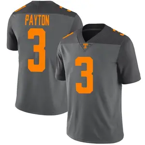 JaVonta Payton Nike Tennessee Volunteers Men's Limited Football Jersey - Gray
