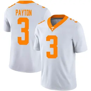 JaVonta Payton Nike Tennessee Volunteers Youth Game Football Jersey - White