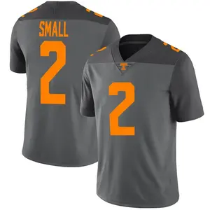Jabari Small Nike Tennessee Volunteers Men's Limited Football Jersey - Gray