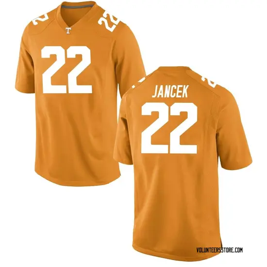 Jack Jancek Nike Tennessee Volunteers Youth Replica College Jersey - Orange