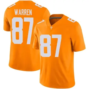 Jacob Warren Nike Tennessee Volunteers Youth Game Football Jersey - Orange