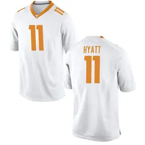 Jalin Hyatt Nike Tennessee Volunteers Men's Game College Jersey - White