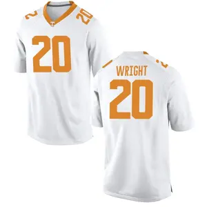 Jaylen Wright Nike Tennessee Volunteers Youth Game College Jersey - White