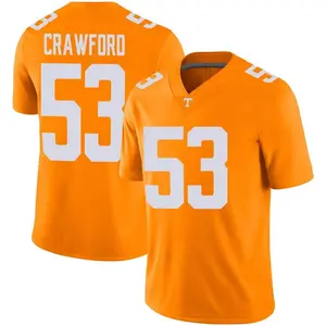 Jeremiah Crawford Nike Tennessee Volunteers Men's Game Football Jersey - Orange