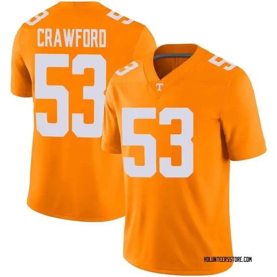 Jeremiah Crawford Nike Tennessee Volunteers Men's Game Football Jersey - Orange