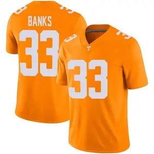 Jeremy Banks Tennessee Volunteers Men's Game Football Jersey - Orange