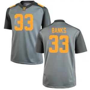 Jeremy Banks Nike Tennessee Volunteers Youth Game College Jersey - Gray