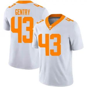 Jerrod Gentry Nike Tennessee Volunteers Youth Game Football Jersey - White