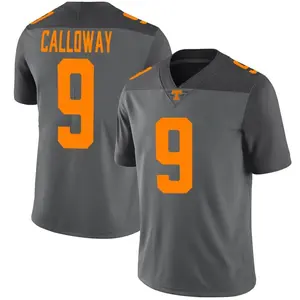 Jimmy Calloway Nike Tennessee Volunteers Men's Limited Football Jersey - Gray