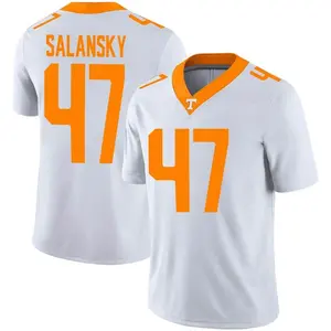 Matthew Salansky Nike Tennessee Volunteers Men's Game Football Jersey - White