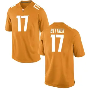 Michael Bittner Nike Tennessee Volunteers Men's Game College Jersey - Orange