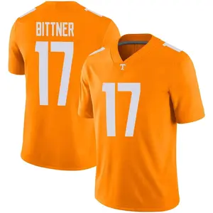 Michael Bittner Nike Tennessee Volunteers Men's Game Football Jersey - Orange